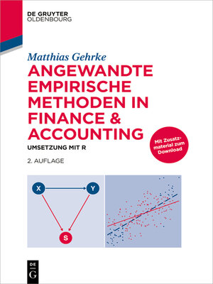 cover image of Angewandte empirische Methoden in Finance & Accounting